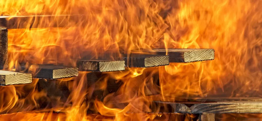 Пожары в Менделеевске