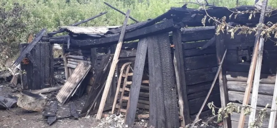 И снова пожар в городе