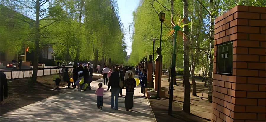 Открытие обновленной Аллеи Героев