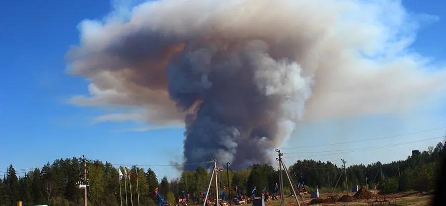 Взрывы на арсенале в Удмуртии