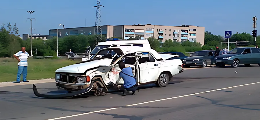 Страшная авария на выезде из Менделеевска