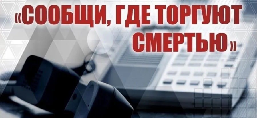 Акция "Сообщи, где торгуют смертью"