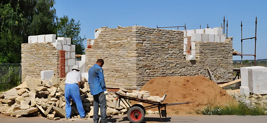 Продолжает­ся строительс­тво кладбищенс­кой церкви