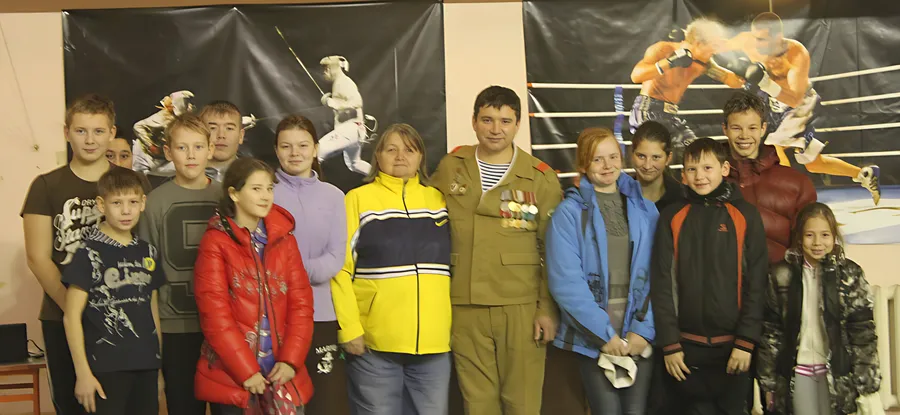 В СОК "Химик" прошла встреча с воином-интернационалистом 