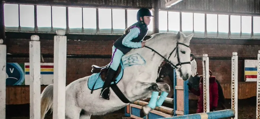 В призеры соревнований - верхом на коне