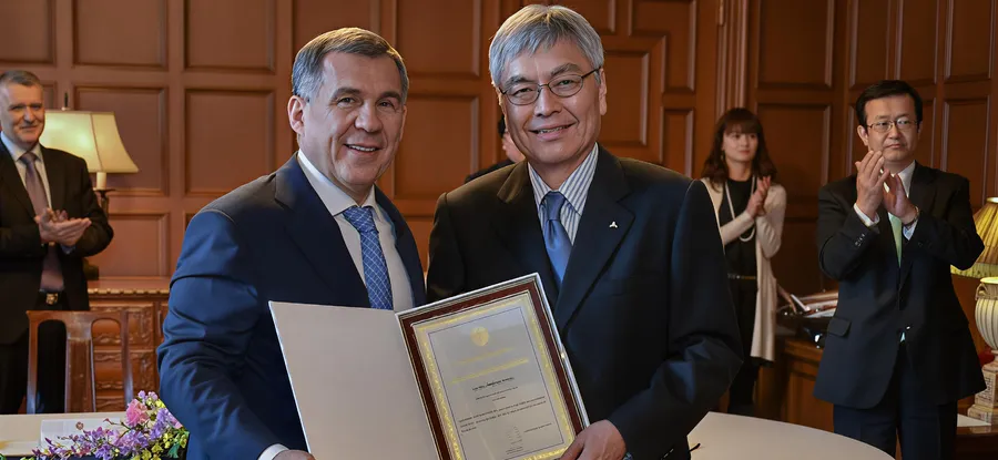 Рустам Минниханов в Японии объявил о создании завода «Аммоний–2»