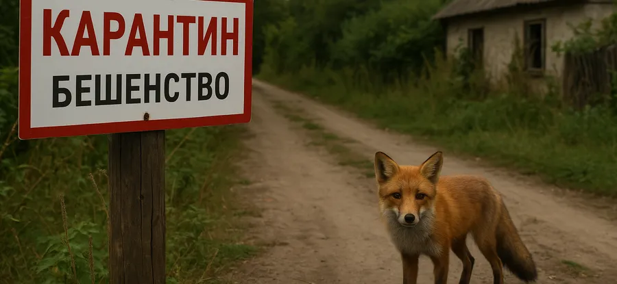 Из-за бешеной лисы в селе Тихоново карантин