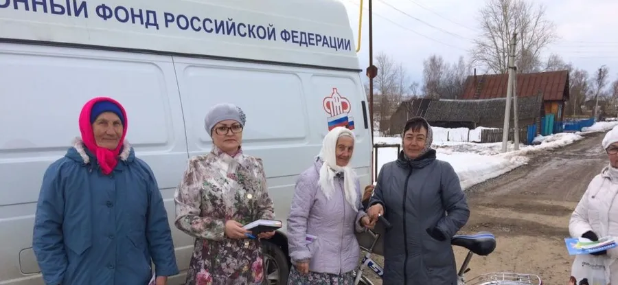 Мобильная клиентская служба Пенсионного фонда  - для удобства сельчан