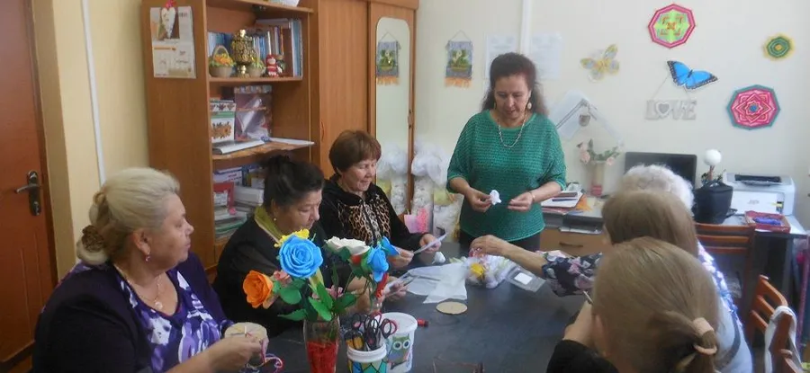 Осень - начало активных занятий пенсионеров