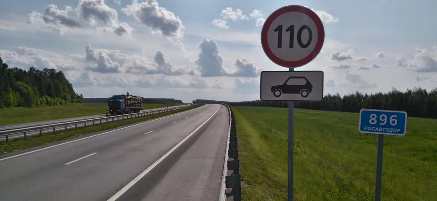 На участке дороги М-7 увеличена максимальная скорость