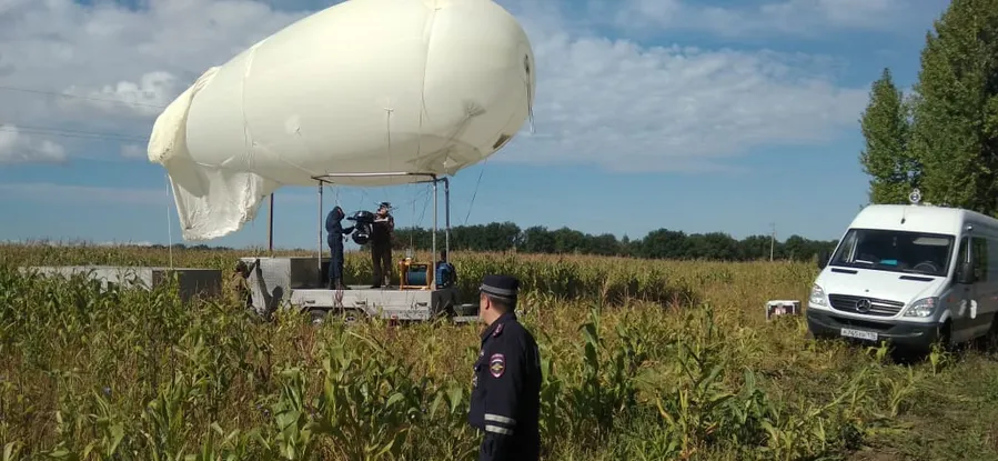 С аэростоатов - контроль за нарушителями ПДД