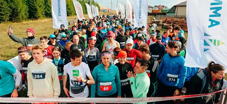 В Менделеевске прошел забег "Цепная реакция"