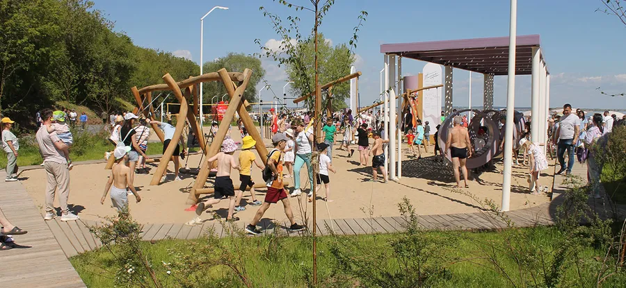 В Менделеевске появился официальный пляж!