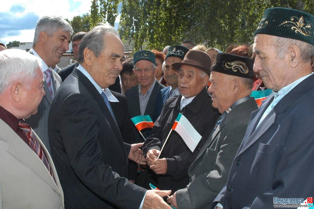 Президент РТ Шаймиев в г. Менделеевске
