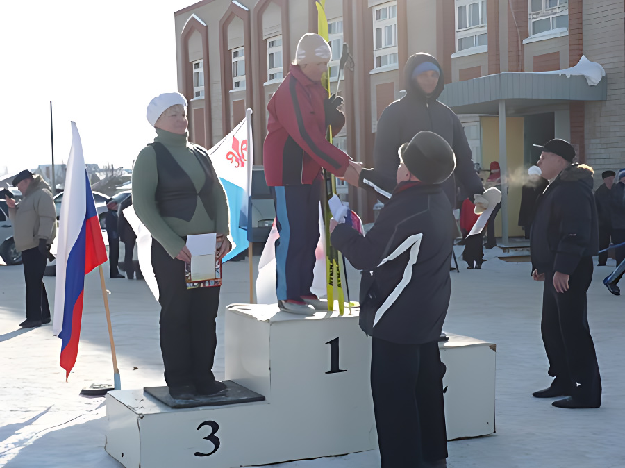 Награждение победителей "Лыжня России"