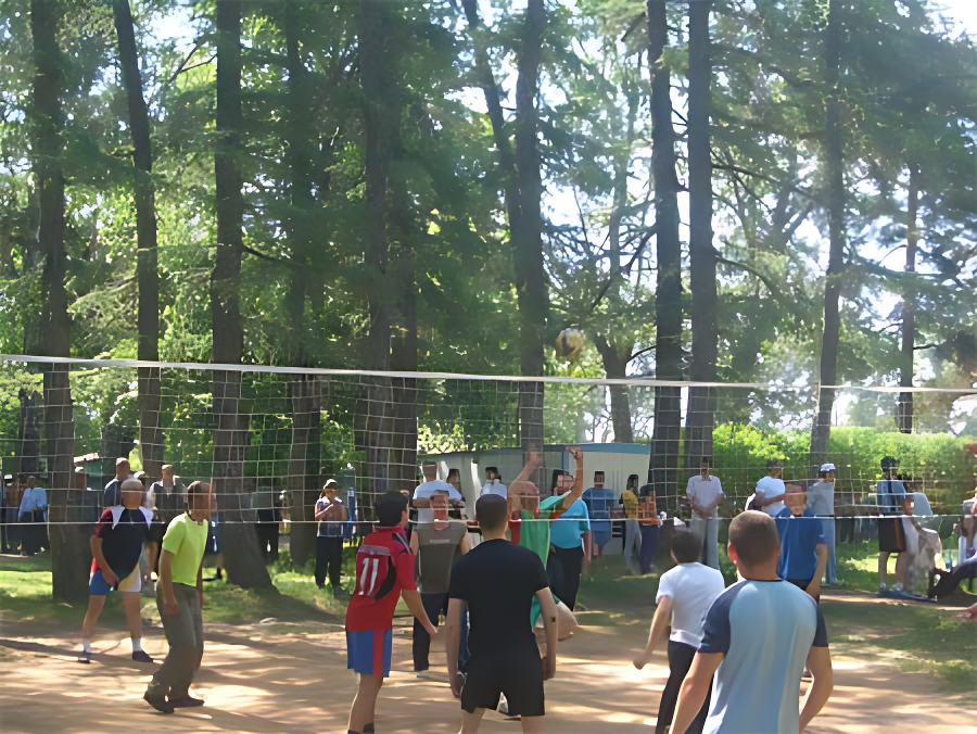 Волейбольный матч на приз Сабантуя 2010 (Менделеевск)