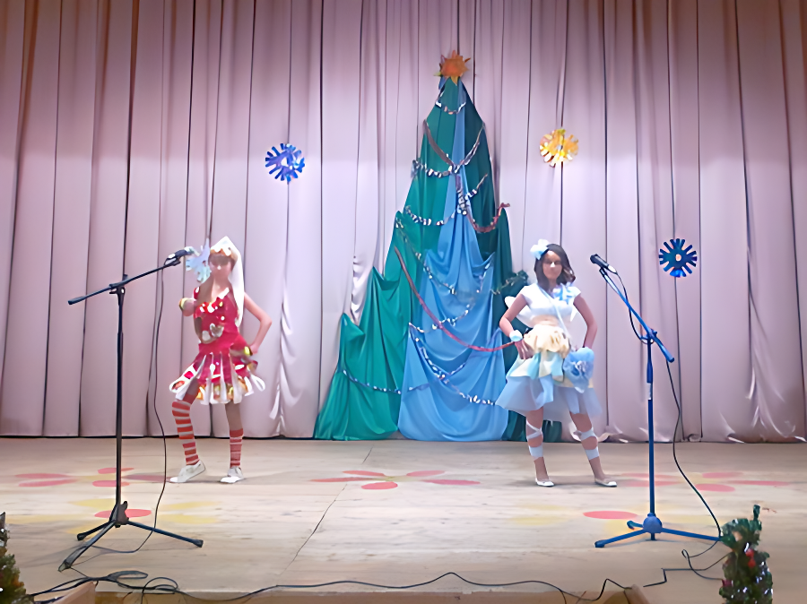 Показ собственных нарядов был успешным