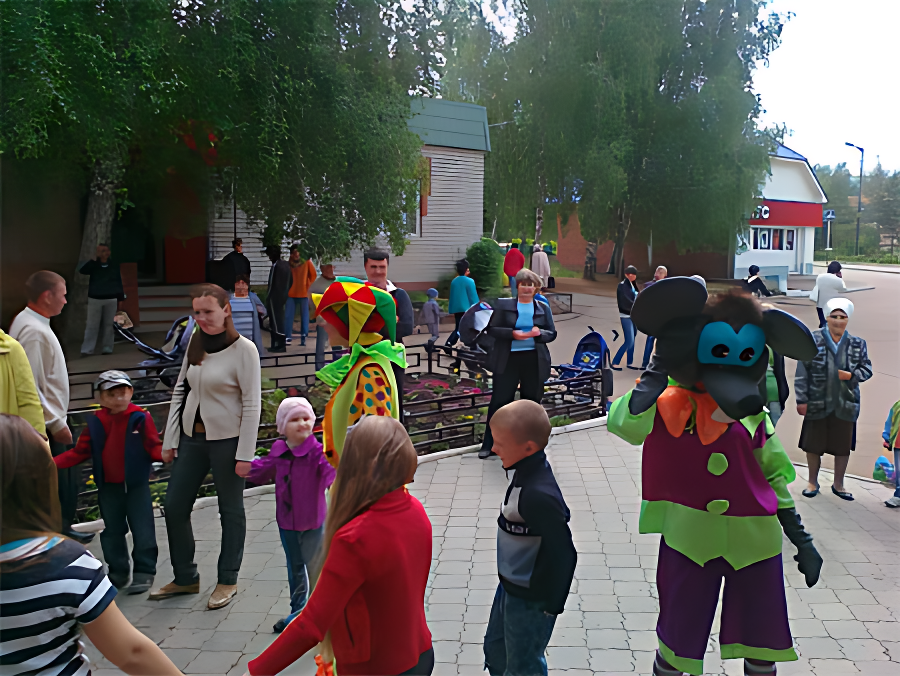 Менделеевск. Открытие детского кафе - праздник для детей