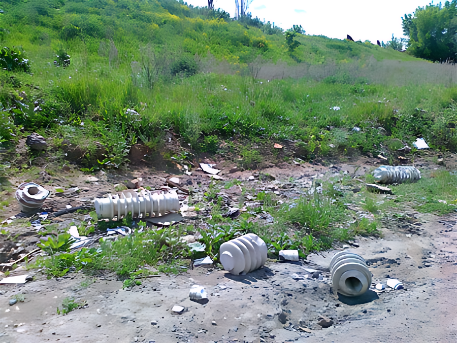 Менделеевск. Ужасные дороги в сады-огороды и мусор на обочине