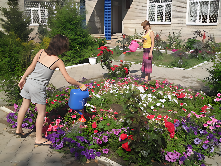 Менделеевск. Воспитанники приюта "Камские зори" на "солнечном острове"
