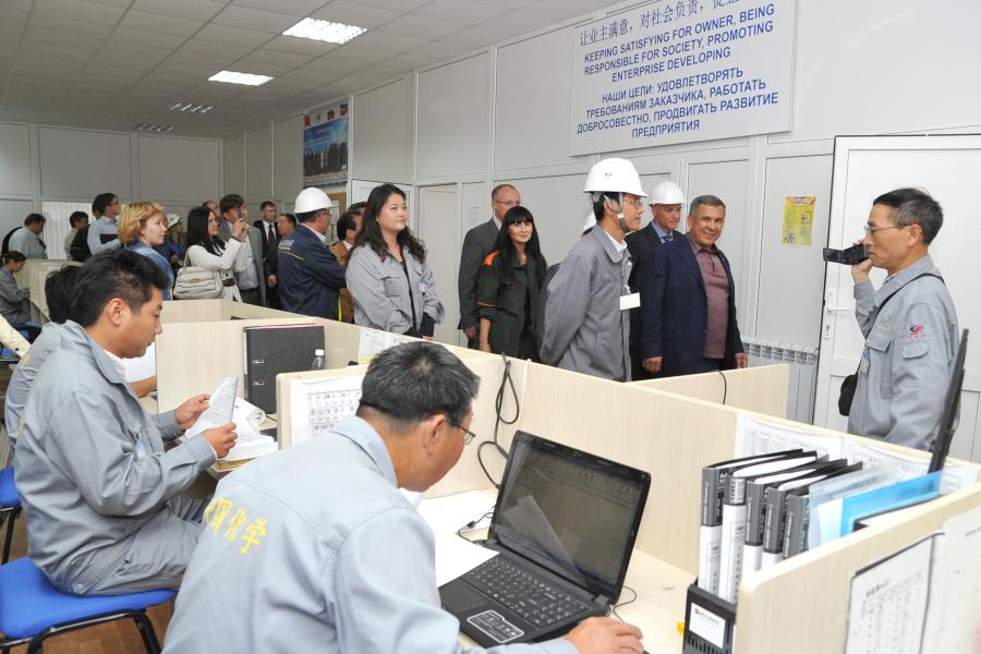 Менделеевск. На строительстве завода "Аммоний"