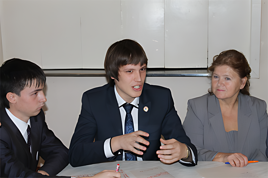 Ребята перенимают опыт