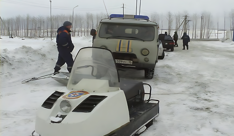 Выезд на снегоходах