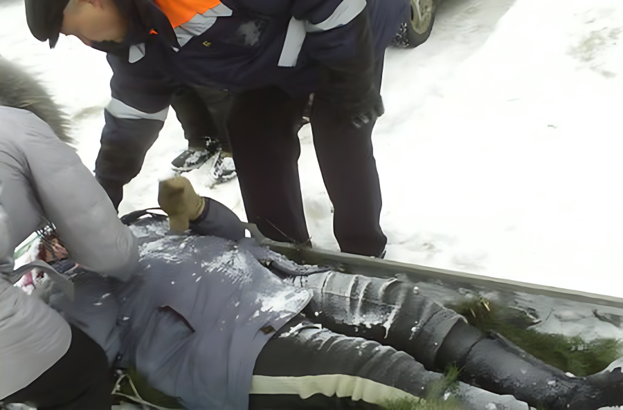 Транспортировка пострадавшей