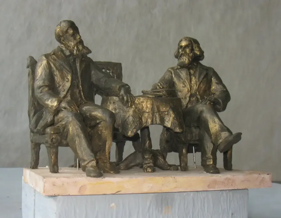 Проект памятника Ушкову и Менделееву