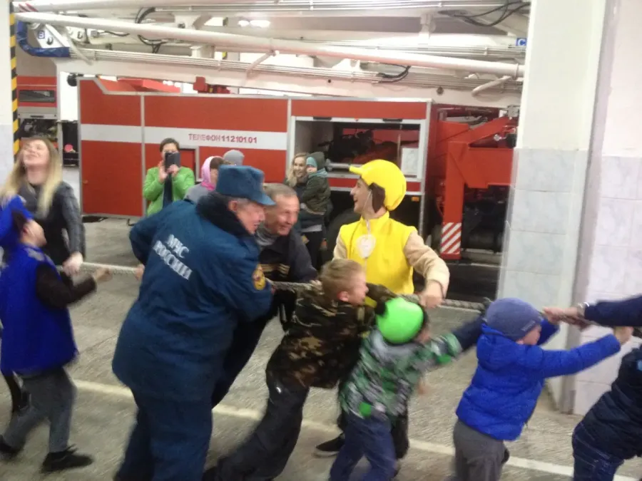 Работники пожарной части №26 провели мероприятие для детей
