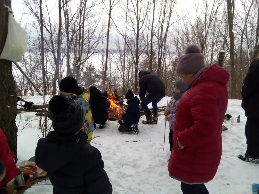 Новогоднее путешествие совета отцов г. Менделеевска с детьми на Каму