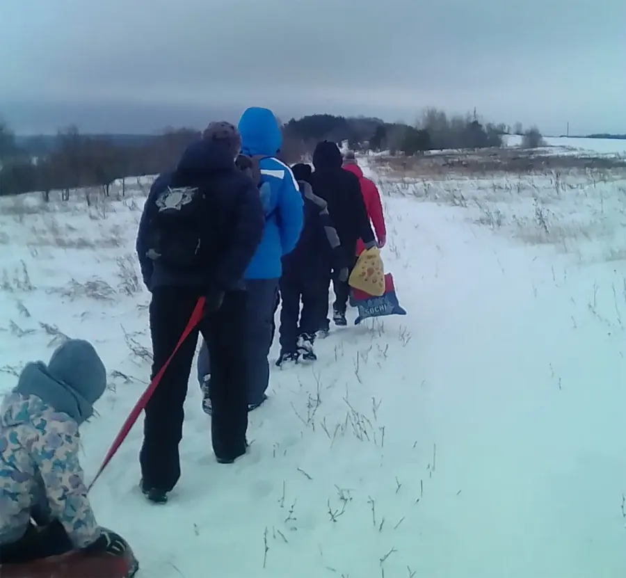 Новогоднее путешествие совета отцов г. Менделеевска с детьми на Каму