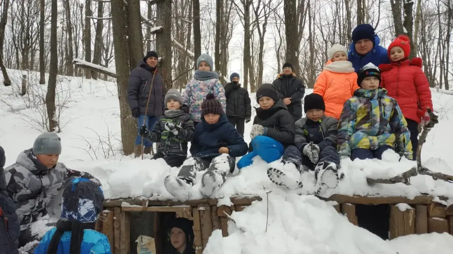 Новогоднее путешествие совета отцов г. Менделеевска с детьми на Каму