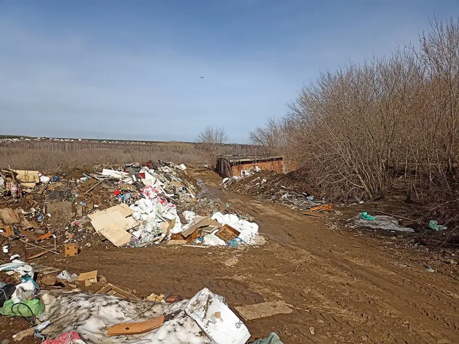 Мусор после субботников в Менделеевске который год везут на несанкционированные свалки