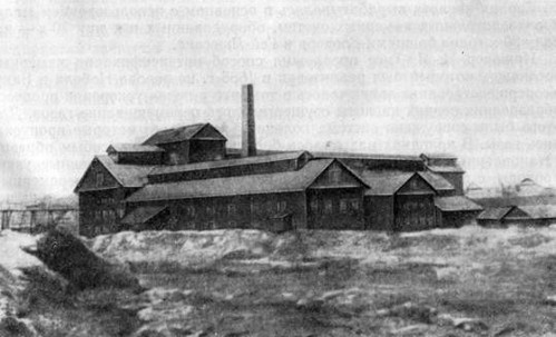 Здание цеха камерной серной кислоты на Бондюжском химическом заводе К. П. Ушкова